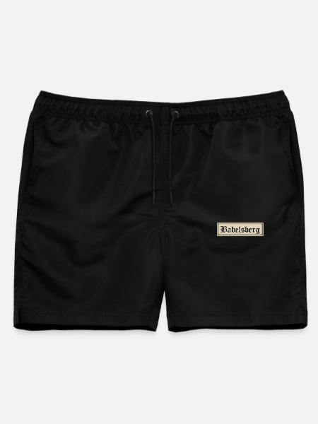 BABELSBERG - Männer Badeshorts - Schwarz