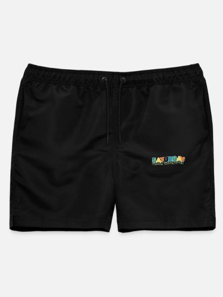 Samstag - Männer Badeshorts - Schwarz