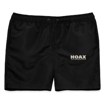 HOAX - Männer Badeshorts - Schwarz - Vorne - AI Model Male 178 light (178cm)