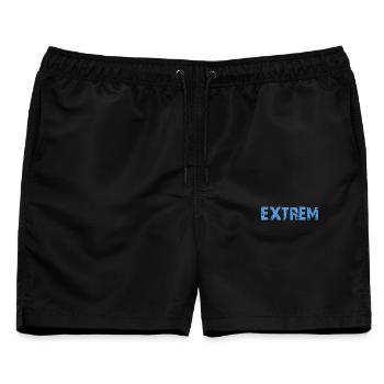 EXTREM - Männer Badeshorts - Schwarz - Vorne - AI Model Male 178 light (178cm)