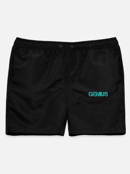 GENIUS - Männer Badeshorts - Schwarz