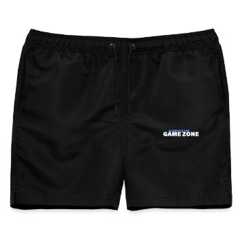 GAME ZONE - Männer Badeshorts - Schwarz - Vorne - AI Model Male 178 light (178cm)