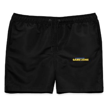 GAME ZONE - Männer Badeshorts - Schwarz - Vorne - AI Model Male 178 light (178cm)