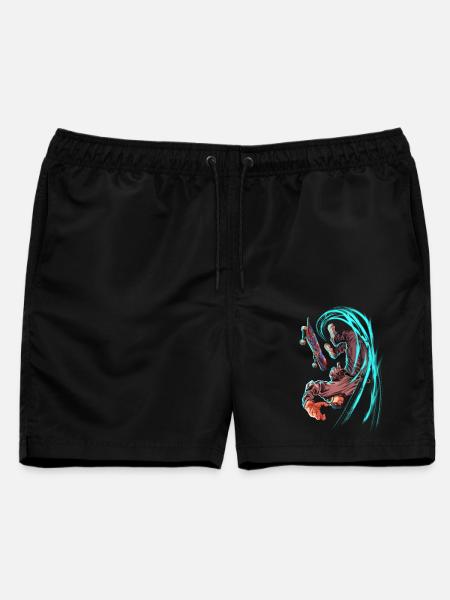 Profi-Skater - Männer Badeshorts - Schwarz