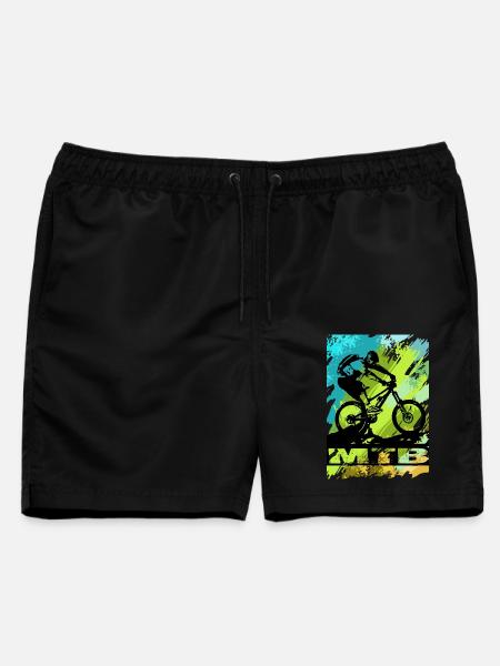 MTB Bike - Männer Badeshorts - Schwarz