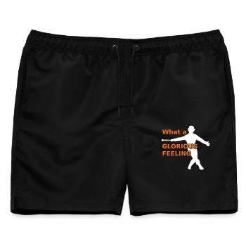 CWO Dancing Alex - Männer Badeshorts - Schwarz - Vorne - AI Model Male 178 light (178cm)