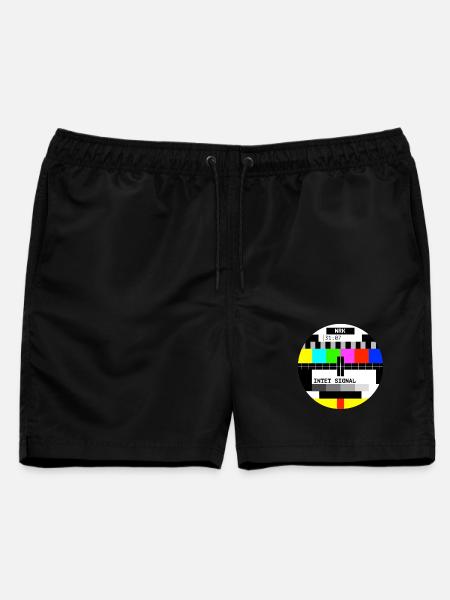 kein Signal - Männer Badeshorts - Schwarz