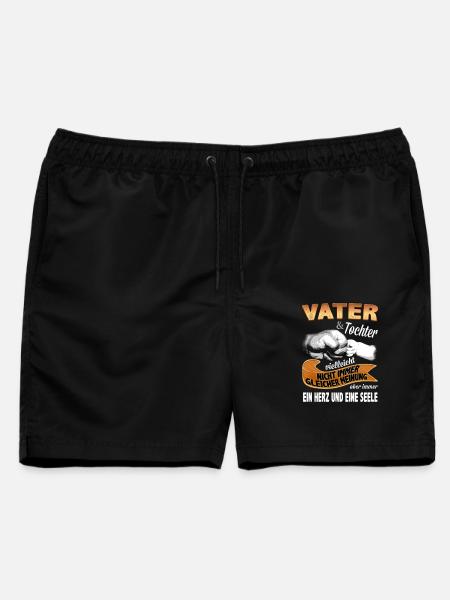 VATER & TOCHTER - Männer Badeshorts - Schwarz