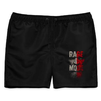 Rage Mode - Männer Badeshorts - Schwarz - Vorne - AI Model Male 178 light (178cm)