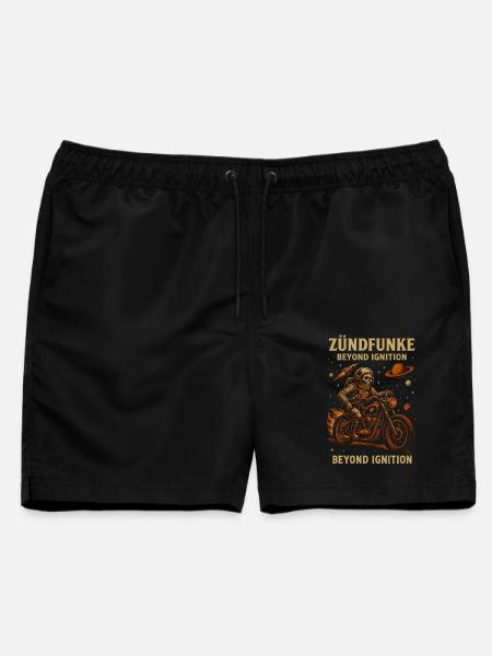 ZÜNDFUNKE – ASTRONAUT OF ANARCHY - Männer Badeshorts - Schwarz