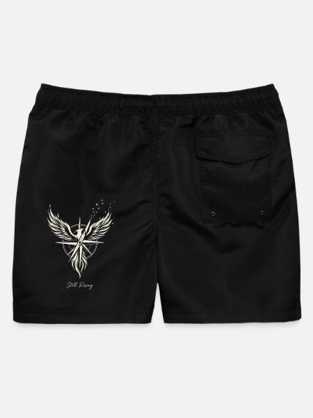 Still Rising Phoenix Compass - Männer Badeshorts - Schwarz