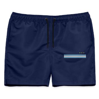 Argentiniener Meister - Männer Badeshorts - Navy - Vorne - AI Model Male 178 light (178cm)