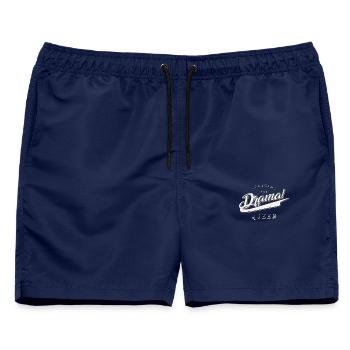 Offiziele Drama Queen - Männer Badeshorts - Navy - Vorne - AI Model Male 178 light (178cm)
