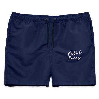 Kleines Pony - Humor Geschenk - Musik Kleines Pony - Männer Badeshorts - Navy - Vorne - AI Model Male 178 light (178cm)