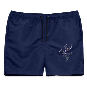 CALLA mix cold - Männer Badeshorts - Navy - Vorne - AI Model Male 178 light (178cm)