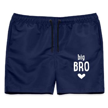 Big Bro - Männer Badeshorts - Navy - Vorne - AI Model Male 178 light (178cm)