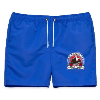 Skate keine Angst - Männer Badeshorts - Royalblau - Vorne - AI Model Male 178 light (178cm)
