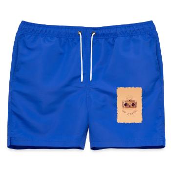 Everybody - Say Cheese - Männer Badeshorts - Royalblau - Vorne - AI Model Male 178 light (178cm)