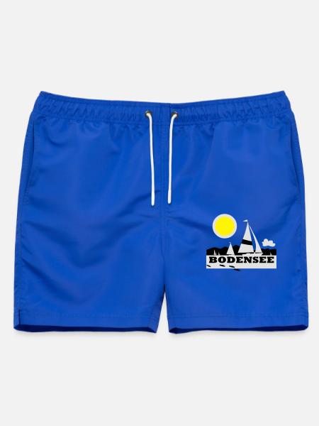 Bodensee Segeltraum - Männer Badeshorts - Royalblau