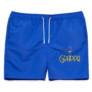 Ich liebe Grappa - Männer Badeshorts - Royalblau - Vorne - AI Model Male 178 light (178cm)