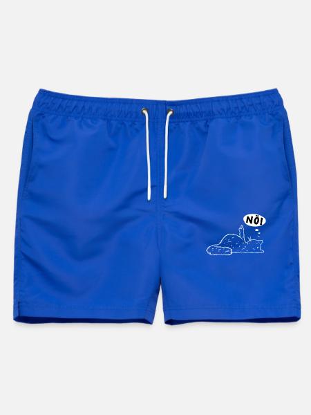 Stinkefinger Mittelfinger Einfach Nö Bockige Katze - Männer Badeshorts - Royalblau