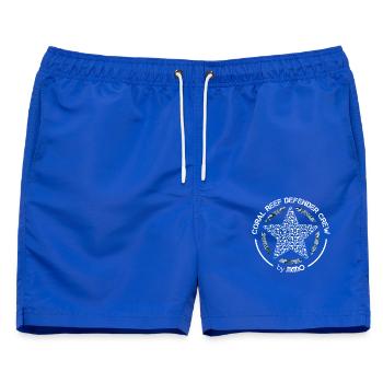CORAL REEF DEFENDER von . Nemo - Männer Badeshorts - Royalblau - Vorne - AI Model Male 178 light (178cm)