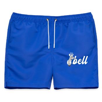 rehbell reh rebell jäger jagd rehbock - Männer Badeshorts - Royalblau - Vorne - AI Model Male 178 light (178cm)