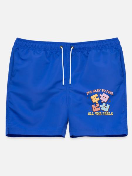 Geistige Gesundheit - Männer Badeshorts - Royalblau
