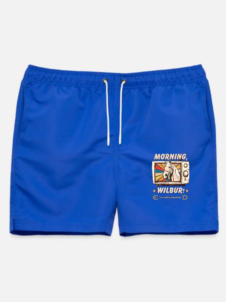Morning Wilbur Mr. Ed inspiriertes Vintage-Design - Männer Badeshorts - Royalblau