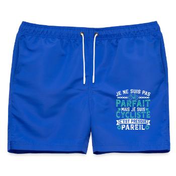 Ich bin Radfahrer, es ist fast dasselbe - Männer Badeshorts - Royalblau - Vorne - AI Model Male 178 light (178cm)
