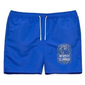 Baumpfleger Baumpflege Respect The Climber - Männer Badeshorts - Royalblau - Vorne - AI Model Male 178 light (178cm)