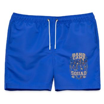 Spielmannszug Blaskapelle Band Camp Squad - Männer Badeshorts - Royalblau - Vorne - AI Model Male 178 light (178cm)
