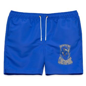 Cave Explorer Definitely Not Claustrophobic - Männer Badeshorts - Royalblau - Vorne - AI Model Male 178 light (178cm)