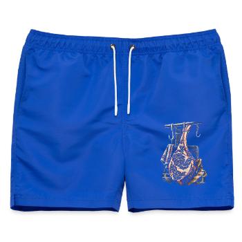 Metzger Schlachter Metzgerhandwerk - Männer Badeshorts - Royalblau - Vorne - AI Model Male 178 light (178cm)