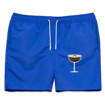 Espresso Martini - Männer Badeshorts - Royalblau - Vorne - AI Model Male 178 light (178cm)
