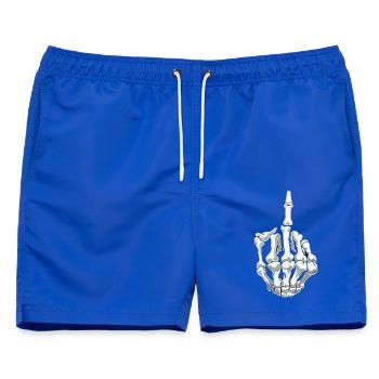 Skelett Finger - Männer Badeshorts - Royalblau - Vorne - AI Model Male 178 light (178cm)