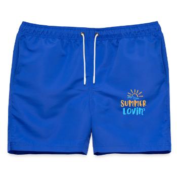 Summer Lovin ' - Männer Badeshorts - Royalblau - Vorne - AI Model Male 178 light (178cm)