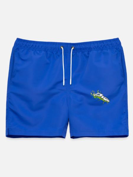 grüner drachen - Männer Badeshorts - Royalblau