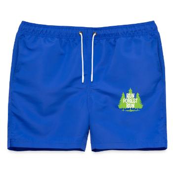 Run Forest Run - Männer Badeshorts - Royalblau - Vorne - AI Model Male 178 light (178cm)