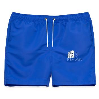 I Really Love Polar Bears Eisbär Polarbär - Männer Badeshorts - Royalblau - Vorne - AI Model Male 178 light (178cm)