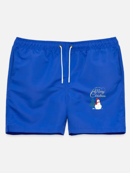 Maria Weihnachten - Männer Badeshorts - Royalblau