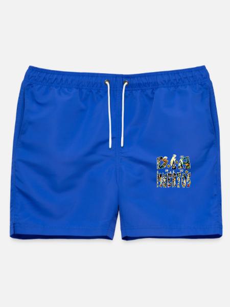 Día de los Muertos - Männer Badeshorts - Royalblau