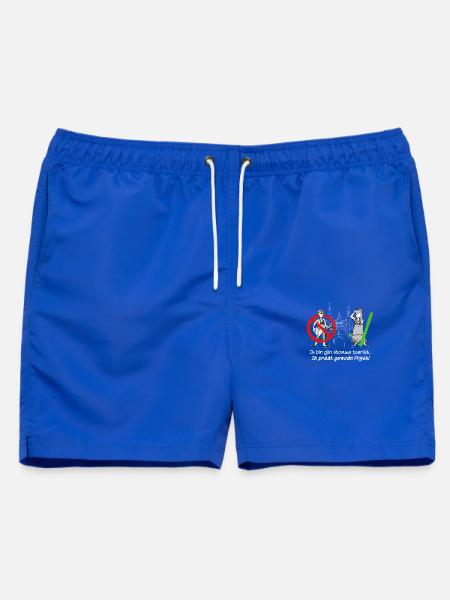 Ich bin kein dummer Tourist, ich rede nur Frysk! - Männer Badeshorts - Royalblau