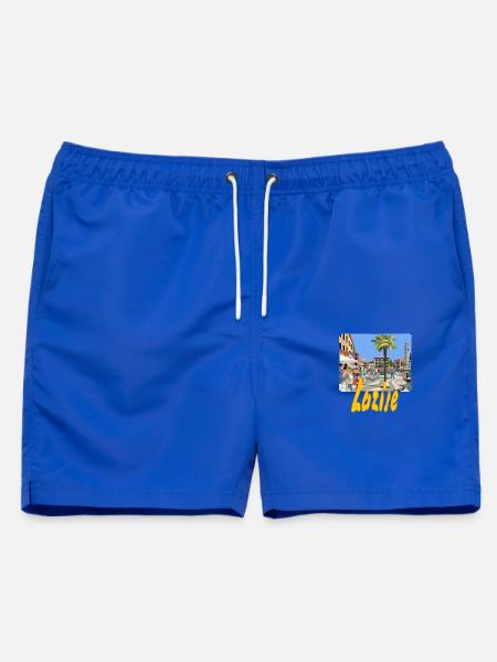 Lazise - Männer Badeshorts - Royalblau