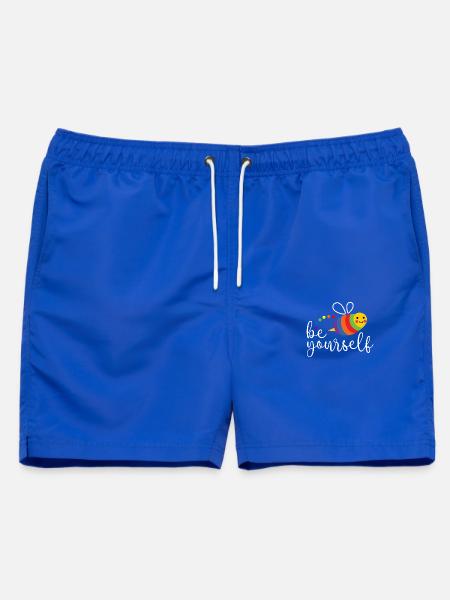 LGBTQ Pride Month - Sei du selbst - Männer Badeshorts - Royalblau