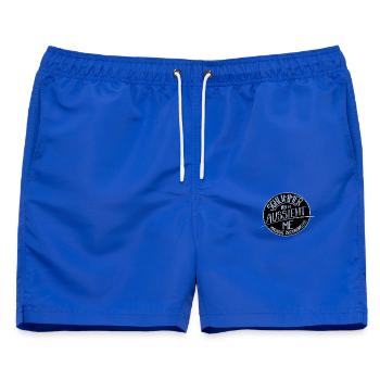 Schlimmer als es aussieht, ME - Männer Badeshorts - Royalblau - Vorne - AI Model Male 178 light (178cm)