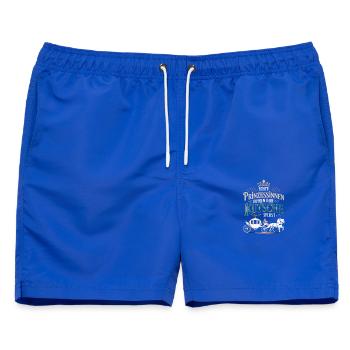  Echte Prinzessinnen Fahren Ihre Kutsche Selbst - Männer Badeshorts - Royalblau - Vorne - AI Model Male 178 light (178cm)