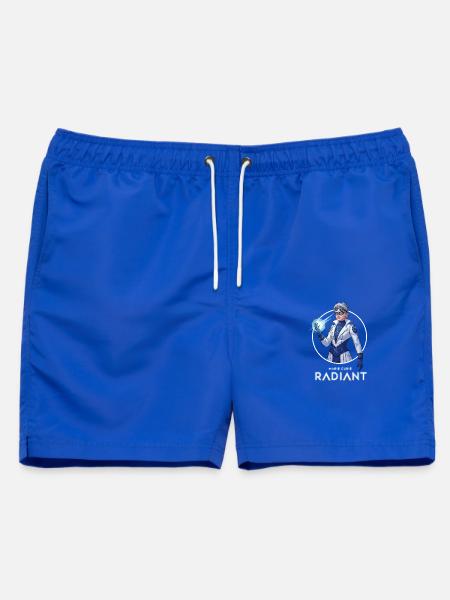 Futuristischer Strahlenwissenschaftler - Männer Badeshorts - Royalblau