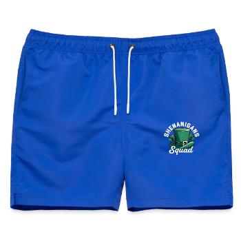 Shenanigans Squad Leprechaun-Hut - Männer Badeshorts - Royalblau - Vorne - AI Model Male 178 light (178cm)