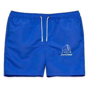  Paws & Patients Tierarzt Tierärztin Katze - Männer Badeshorts - Royalblau - Vorne - AI Model Male 178 light (178cm)